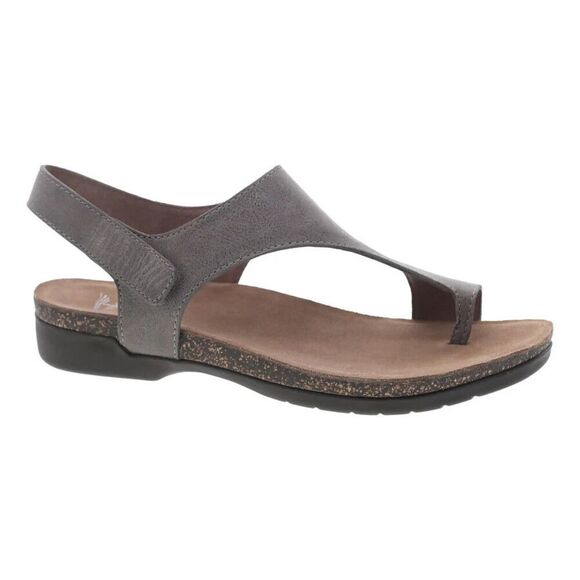 Dansko Reece Thong Sandals Women's US 5.5-6 Stone Burnished Leather RHS2976 - Picture 12 of 12